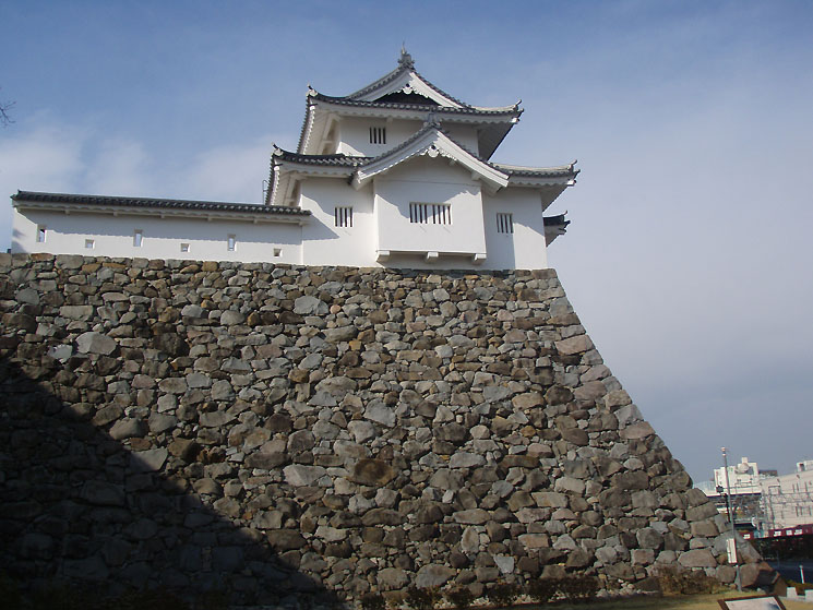 山梨県史跡 甲府城 稲荷櫓台石垣